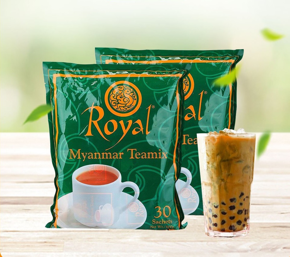 Combo 2 - Trà sữa tự pha hòa tan ROYAL MYANMAR  600g - CHÍNH GỐC - DATE 2027