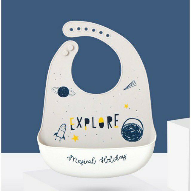 Yếm Máng Silicon MUSLIN MAGICAL Holiday