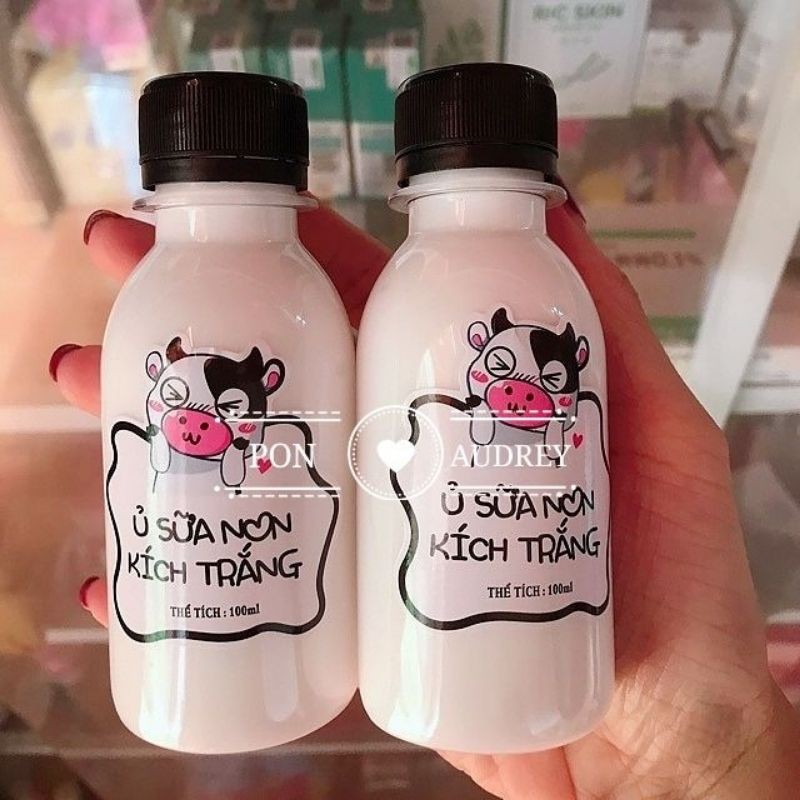 Sữa non kích trắng face và body lọ 100ml