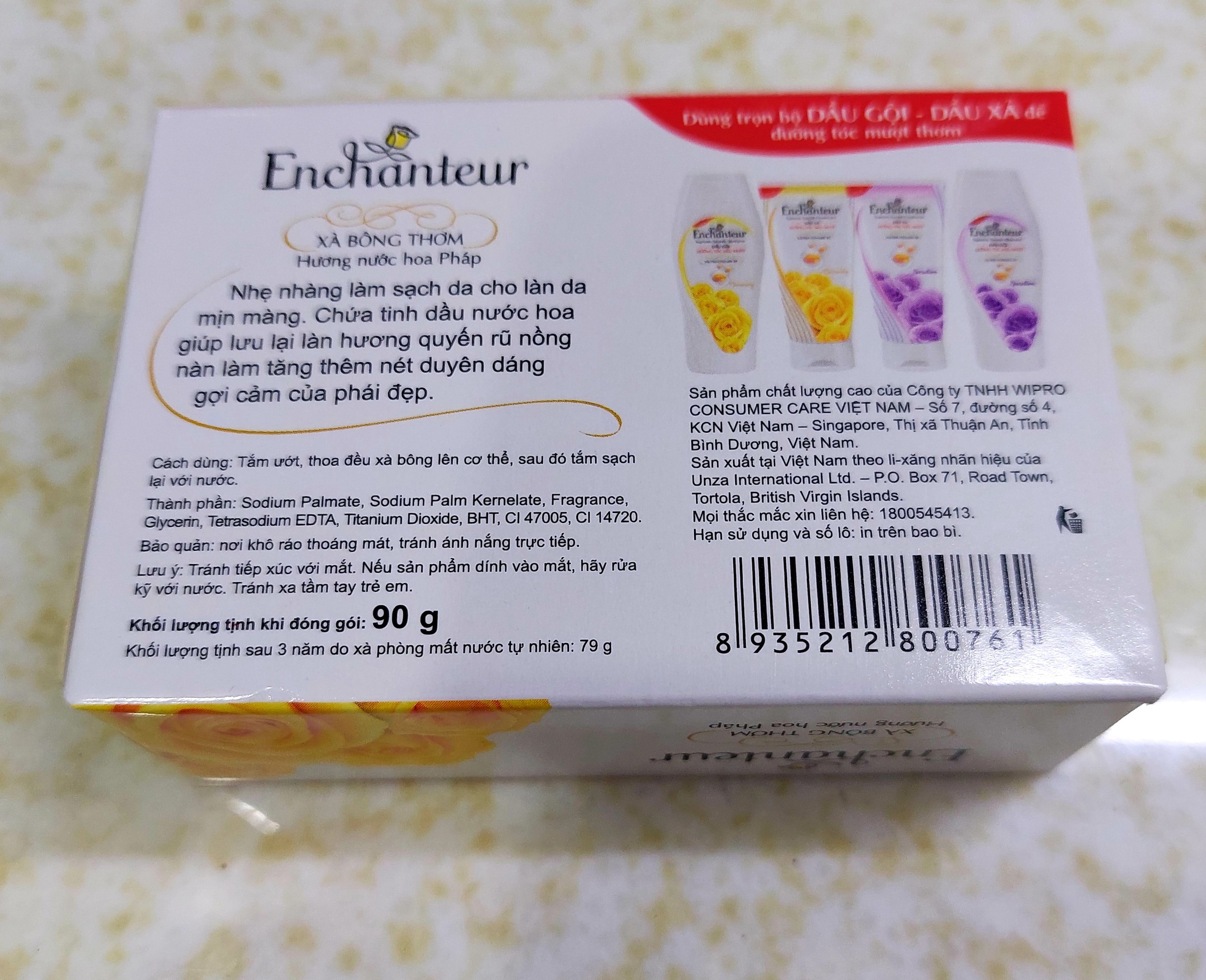 Xà Phòng Tắm Enchantuer charming 90g