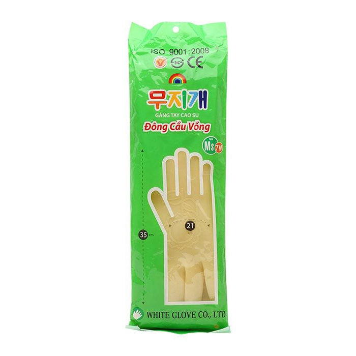 găng tay cao su cầu vồng đủ size