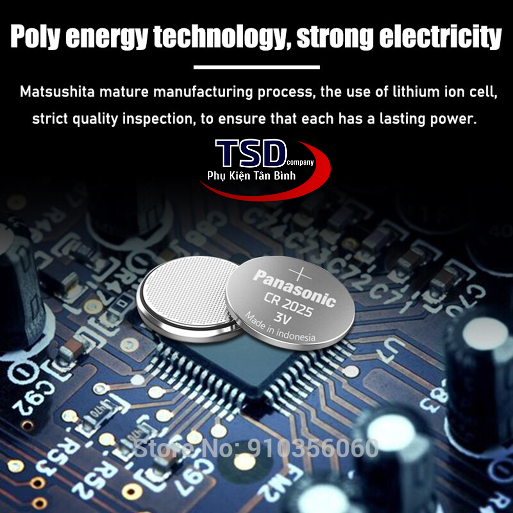 Pin Cmos Panasonic CR2025 Lithium 3V Chính Hãng