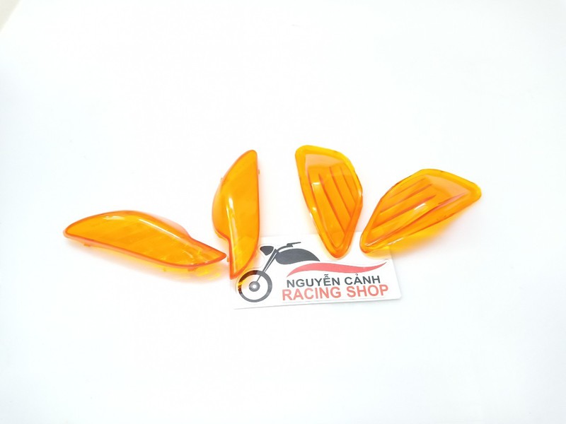 Cặp chụp xi nhan xe wave rs màu vàng 2 cặp trước và sau