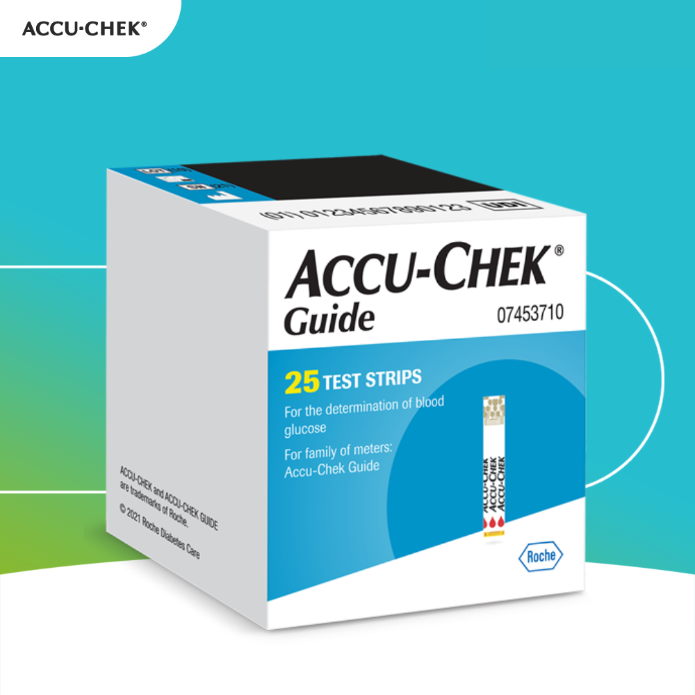 Hộp 25 Que Thử Đường Huyết ACCU-CHEK® Guide