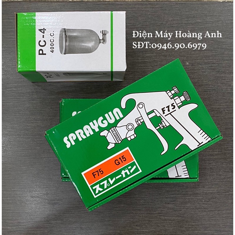 Súng phun sơn OSAKA F75 bình 300cc
