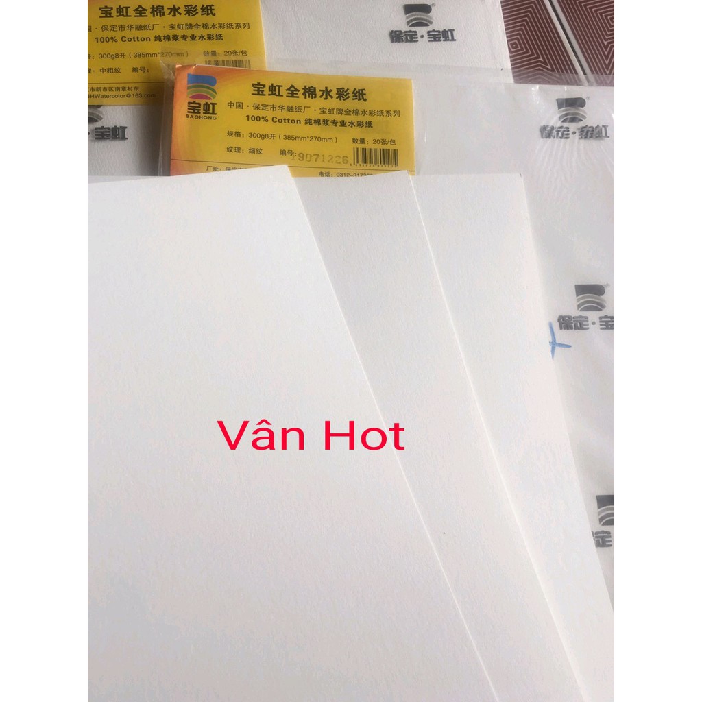 Sổ vẽ BaoHong Vân Hot 200gsm 100% cotton