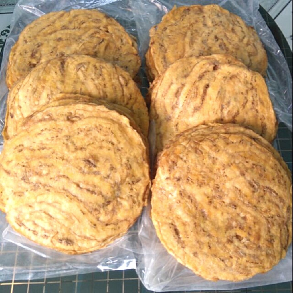 Chuối ép dẻo miếng tròn 500gr
