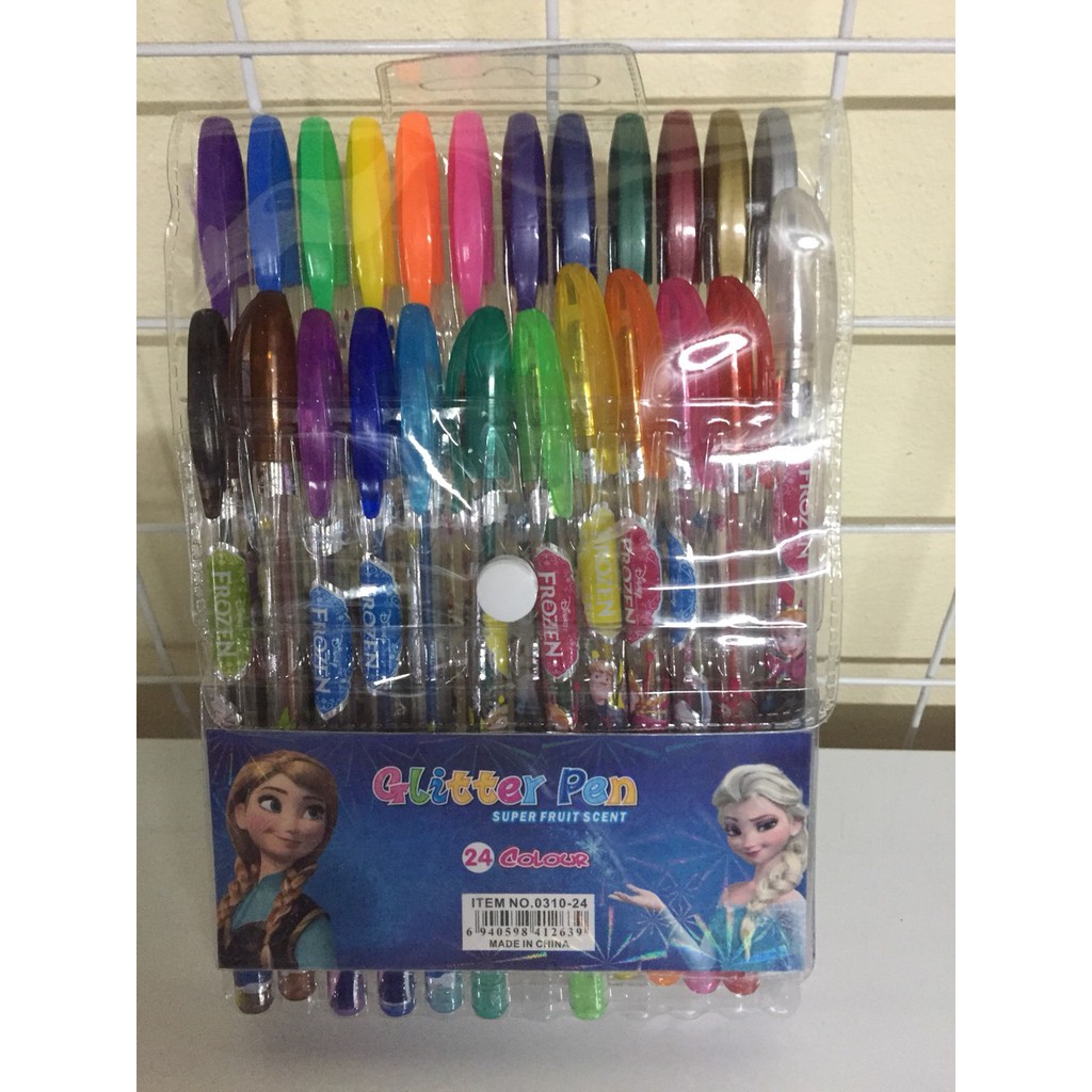 Bút Nhũ 24 màu(24 cây),Bút bi kim tuyến