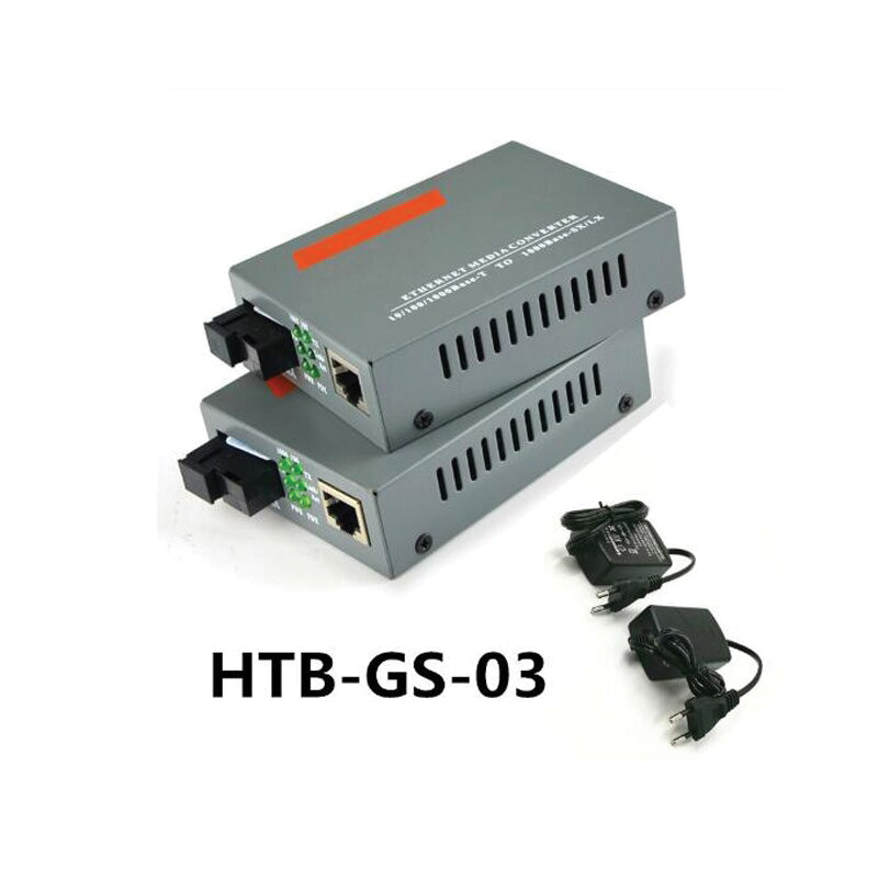 Converter Quang 1000MB (1GB) Netlink, Single Mode 20km HTB-GS-03