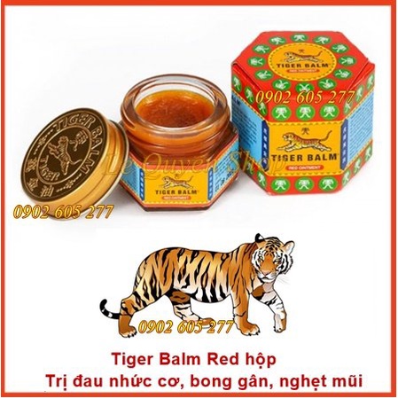 Dầu Cù Là Con Hổ Đỏ Tiger Balm Thái Lan 19,4gr