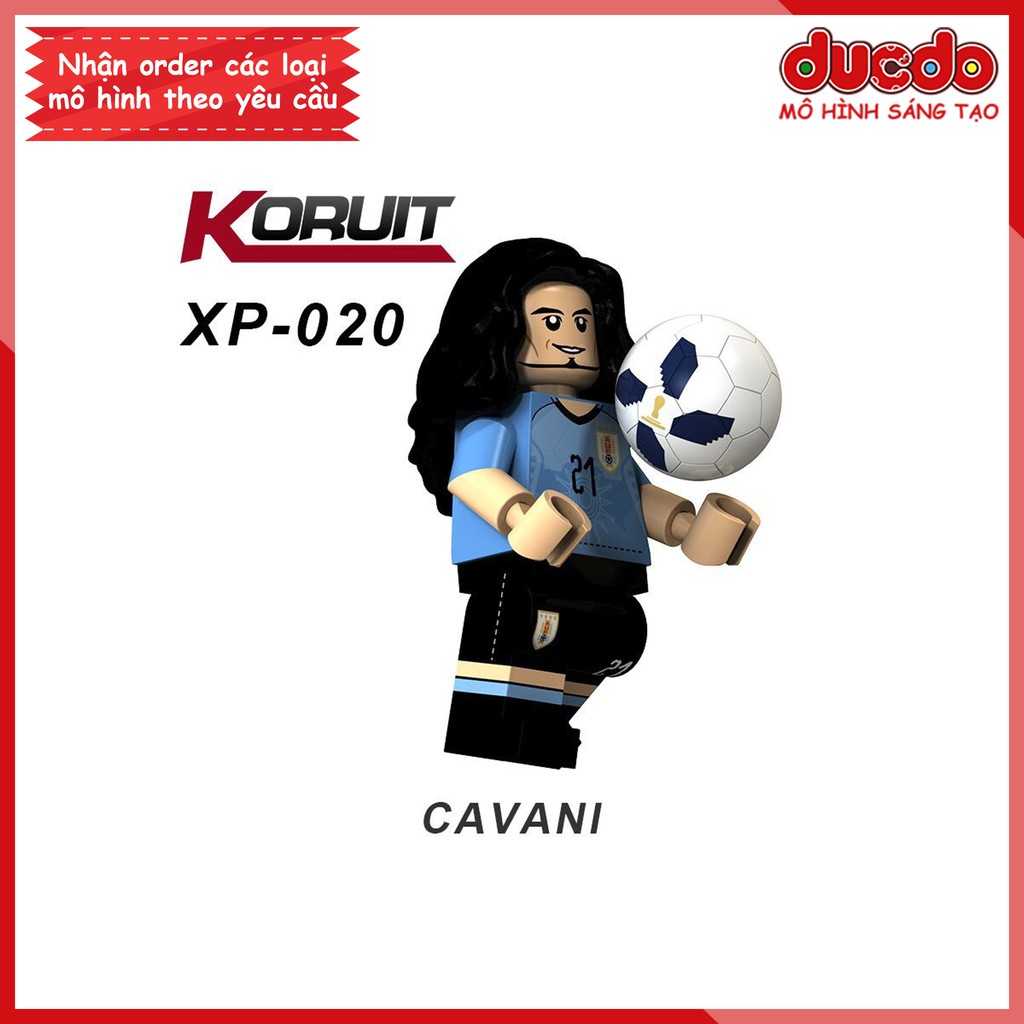 Minifigures các danh thủ bóng đá Messi, Ronaldo, Beckham - Đồ Chơi Lắp Ghép Xếp Hình Mini Mô hình Iron Man Koruit 1003