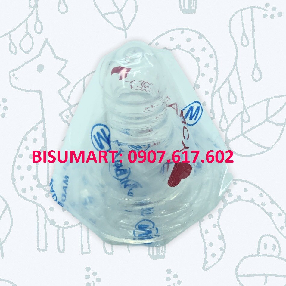 Núm vú cổ hẹp Silicone siêu mềm FANCY size S M L