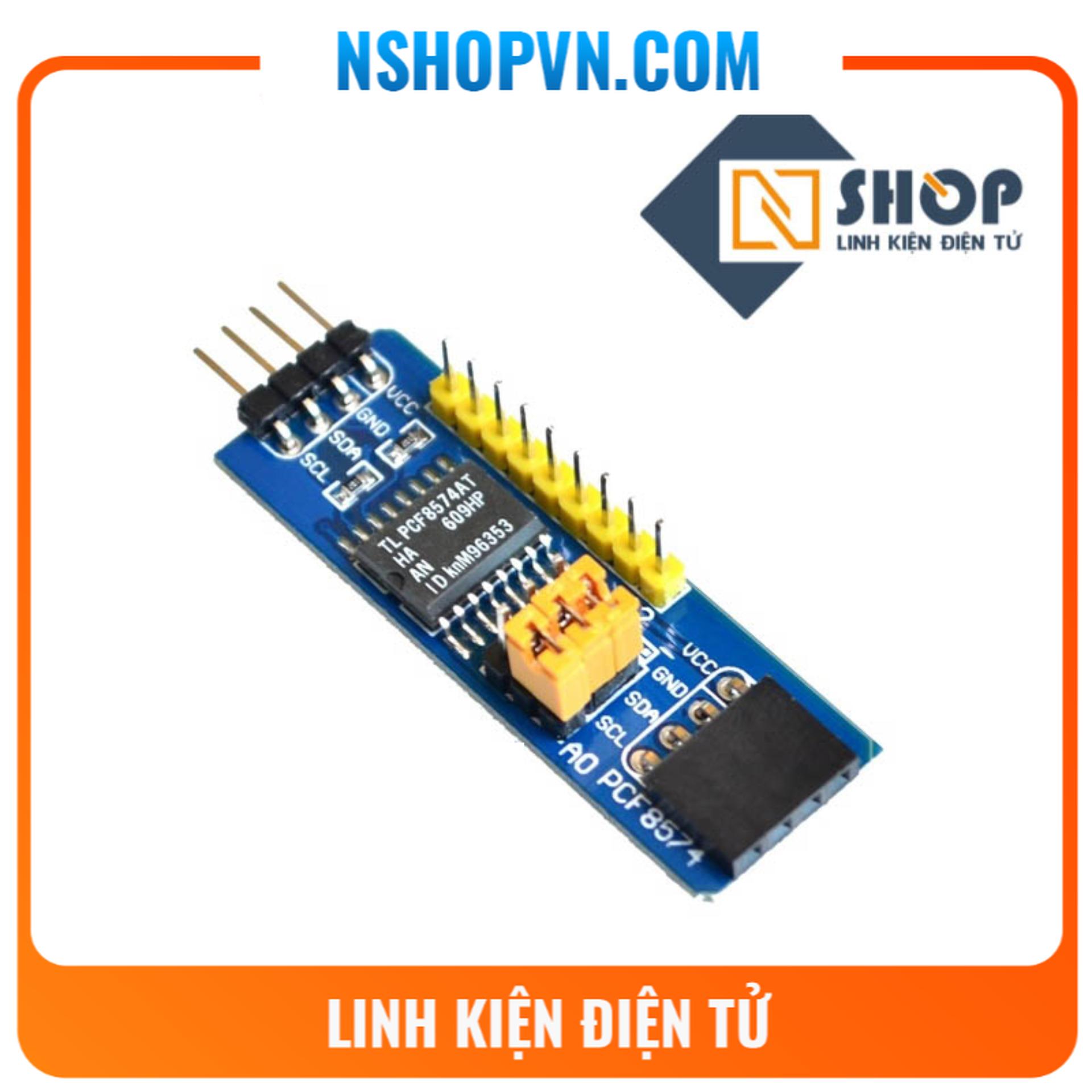 Mạch mở rộng I2C WaveShare PCF8574Board mở rộng I2C WaveShare PCF8574 sẽ giải quyết được sẽ giải quyết được vấn đề trên thông qua chuẩn giao tiếp I2C.