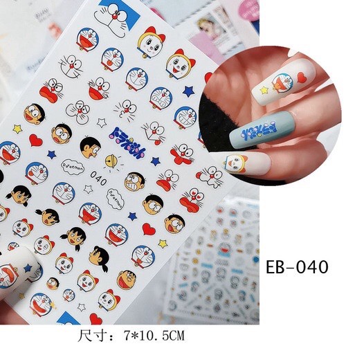 STICKER DÁN MÓNG DORAEMON