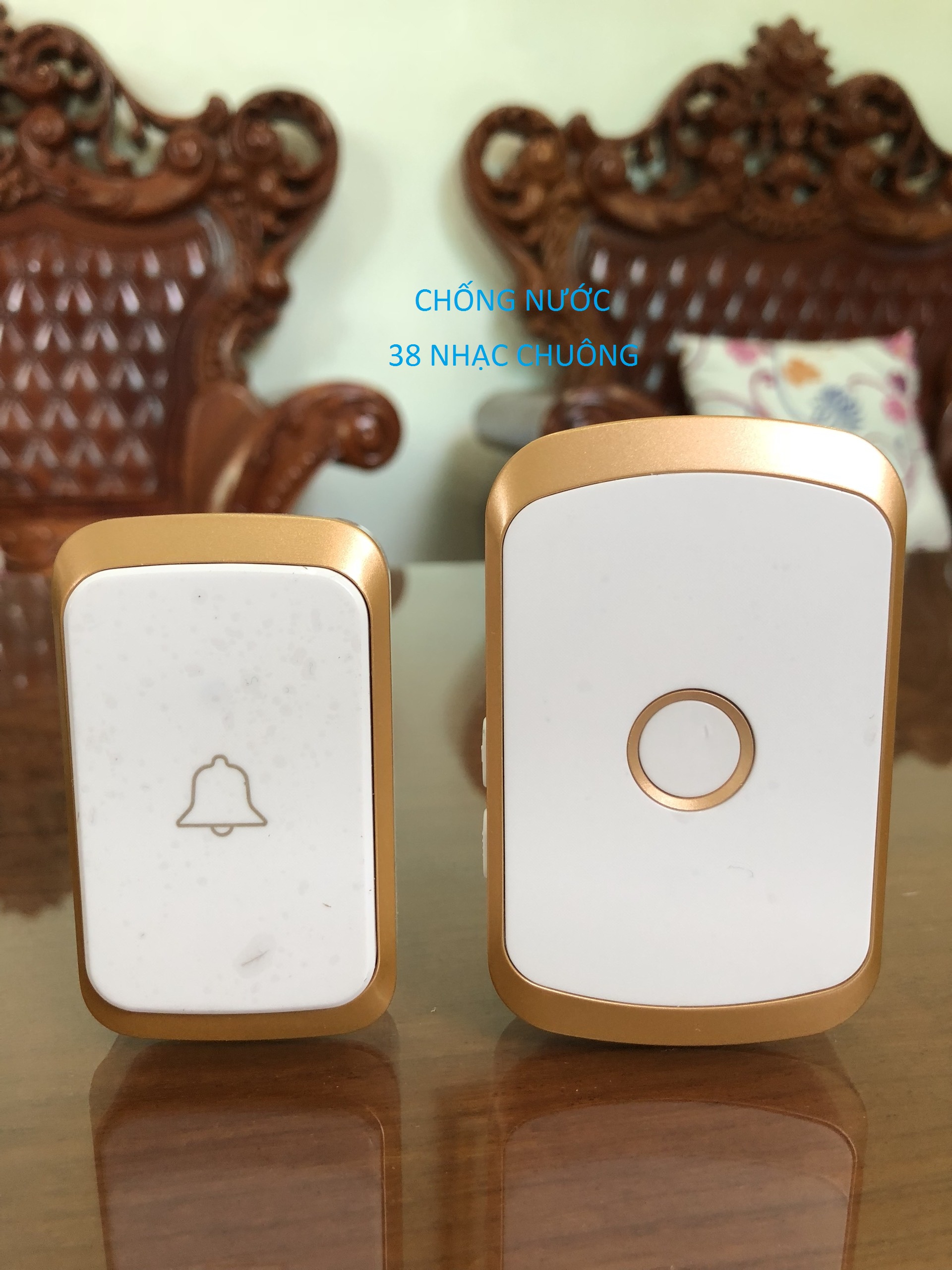 Chuông cửa không dây thông minh Cacazi, chống nước