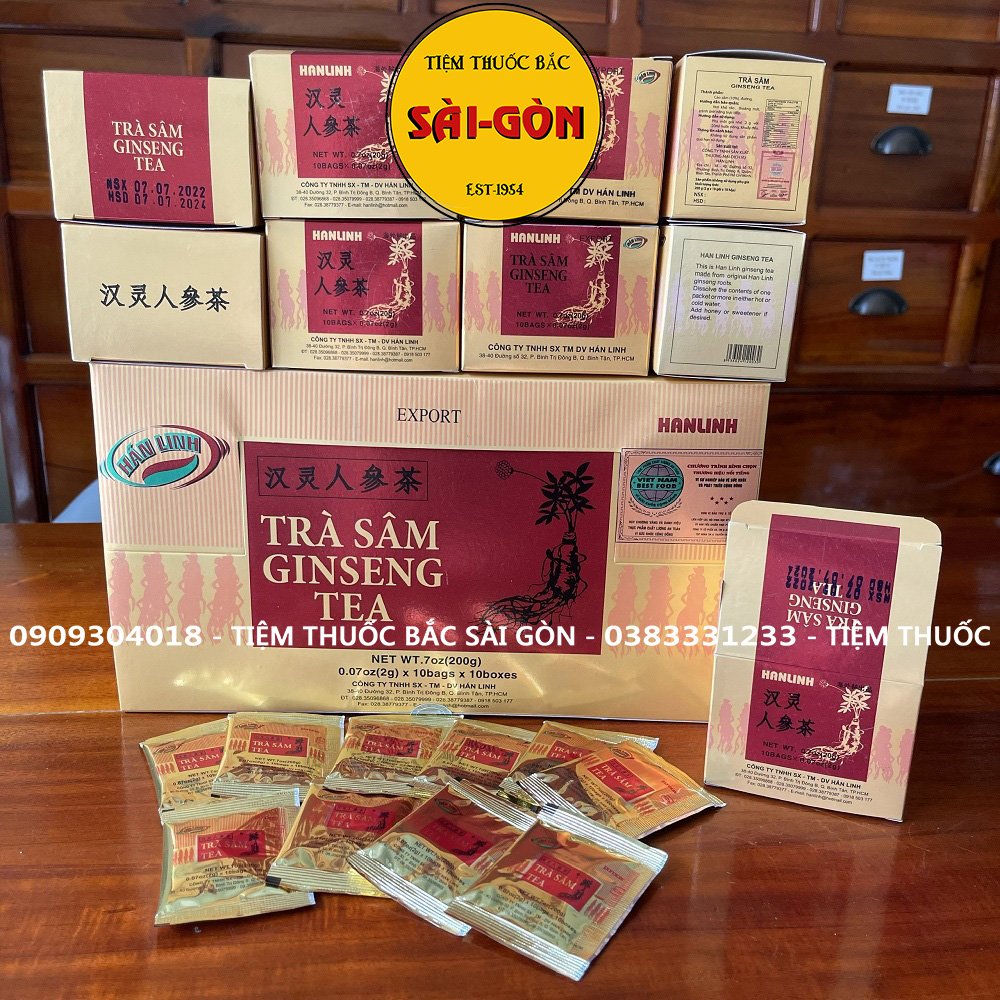 [HCM]TRÀ SÂM HÒA TAN HÁN LINH 100 GÓI