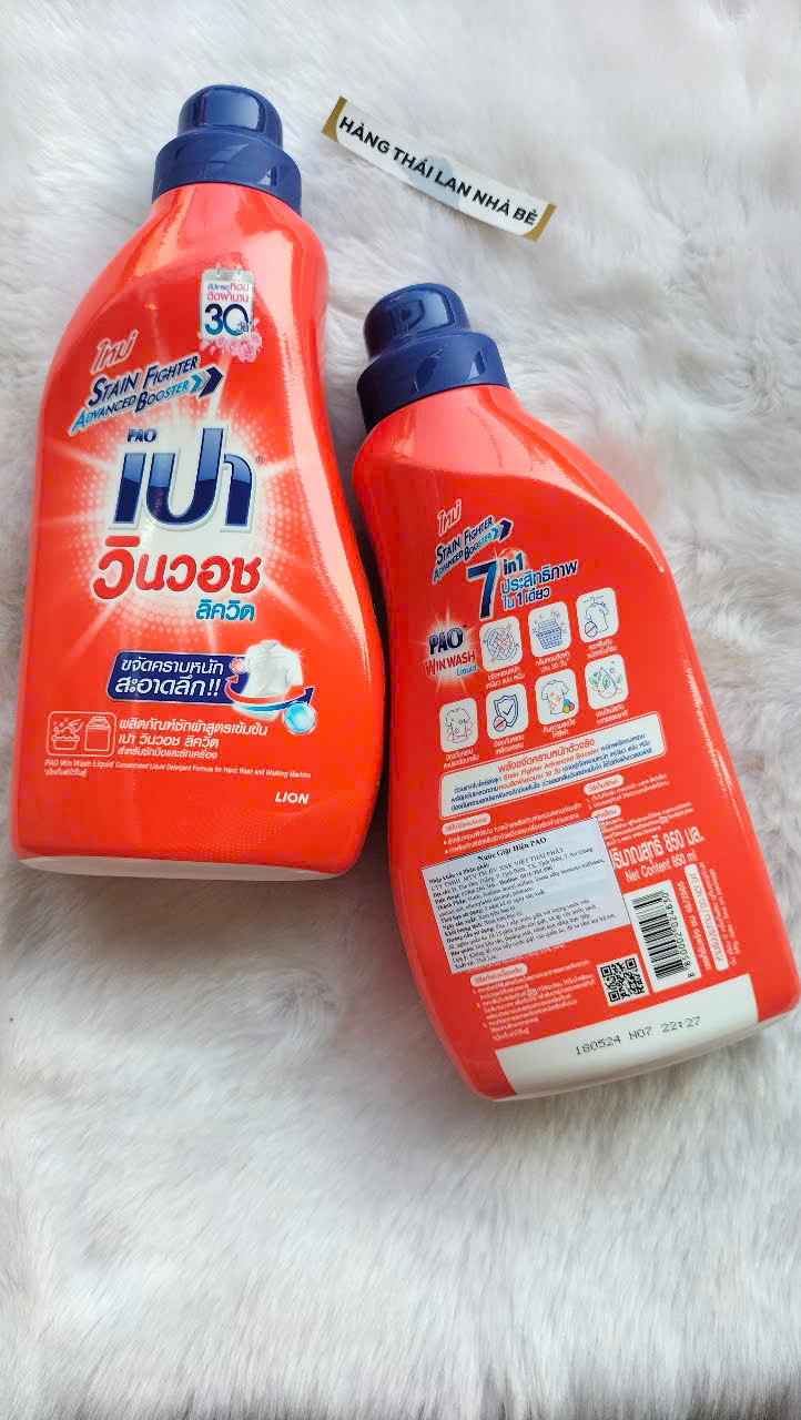 [HCM]Nước giặt Pao Thái Lan 850ml