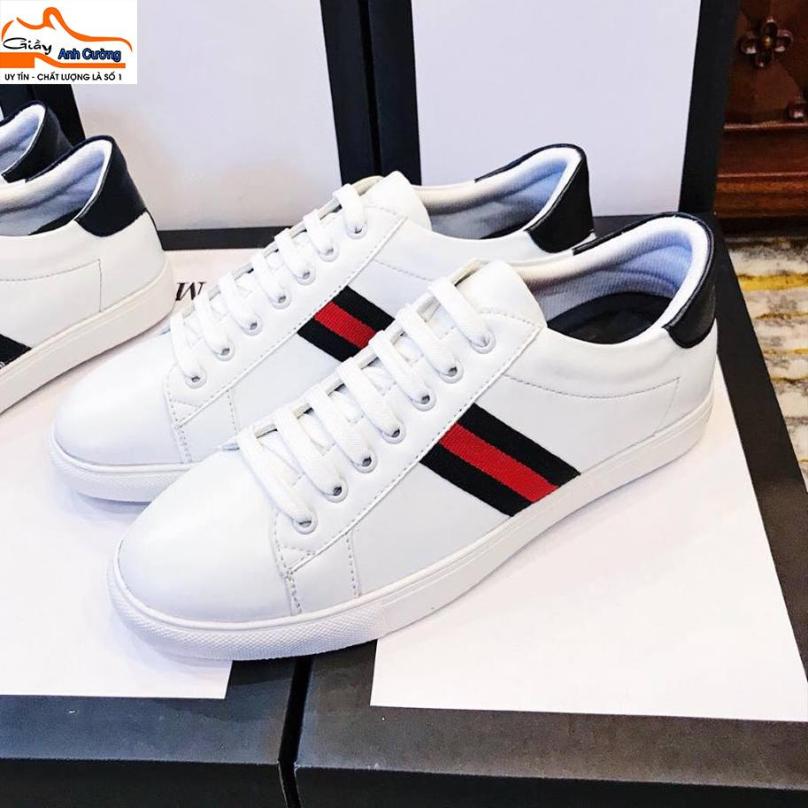 Giày thể thao nam màu trắng đẹp giá rẻ