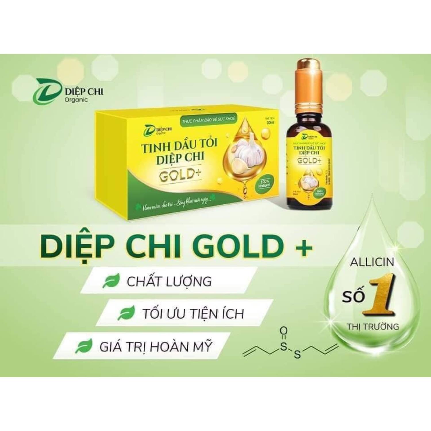 Dầu tỏi Diệp Chi Gold +
