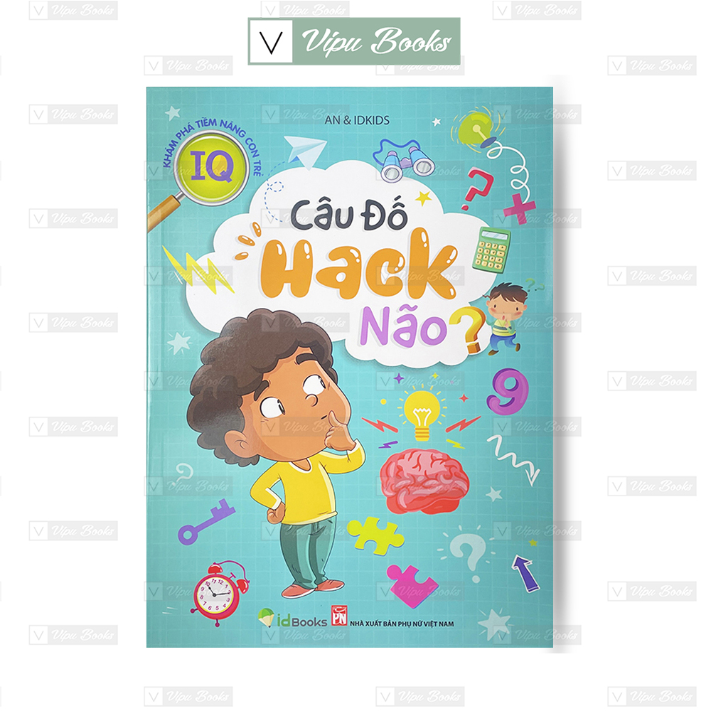 Sách - câu đố hack não - khám phá tiềm năng con trẻ