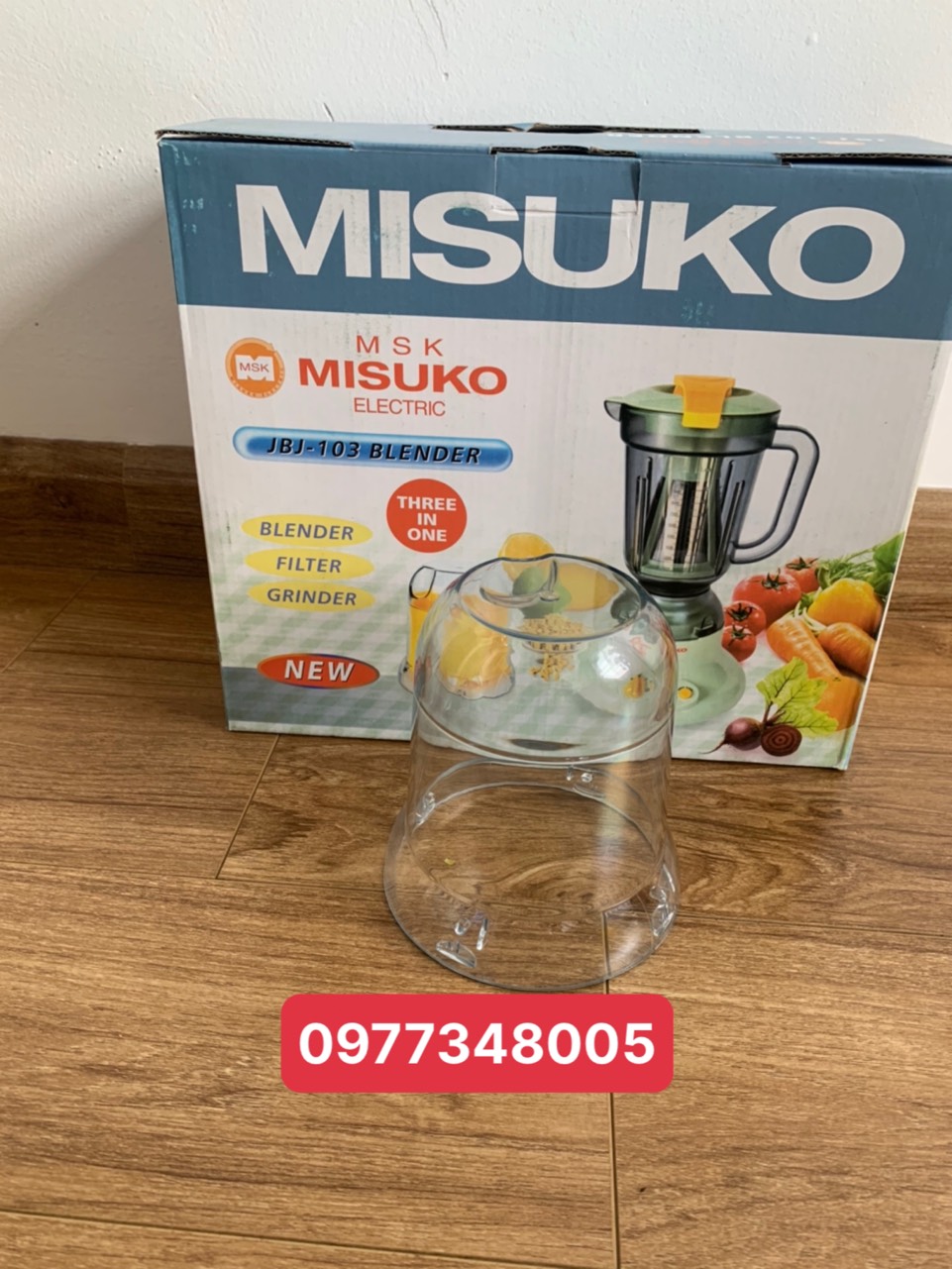 (CHÍNH HÃNG) PHỤ KIỆN MÁY XAY SINH TỐ MISUKO