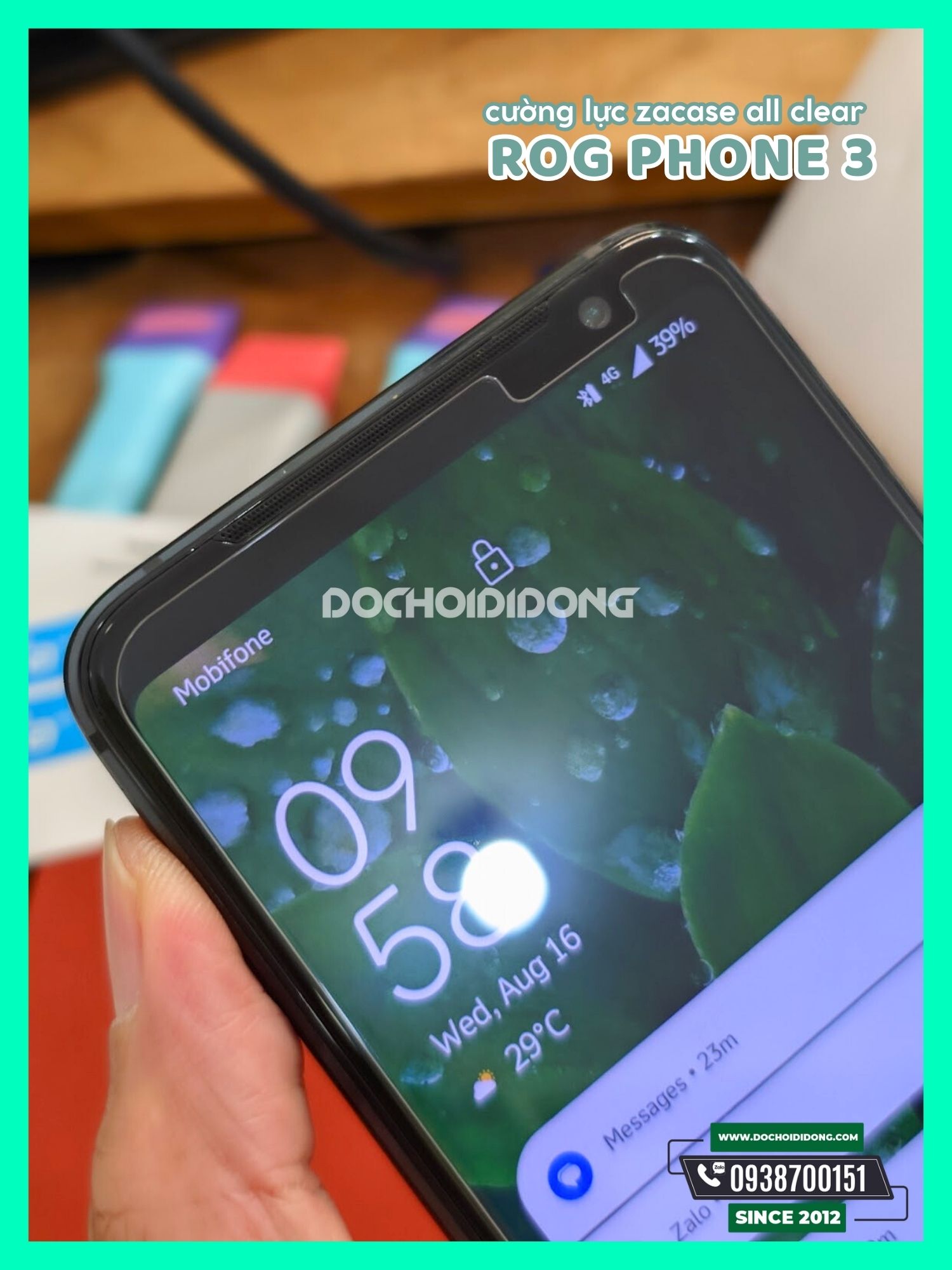 [HCM]Dán Cường Lực Asus Rog Phone 3 Zacase