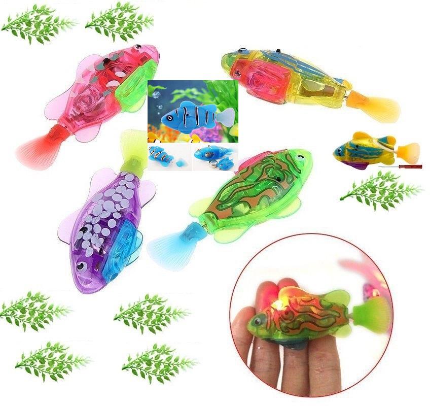 Combo 2 con Đồ chơi cá tự bơi Robo Fish có đèn led ( ngộ ngĩnh)