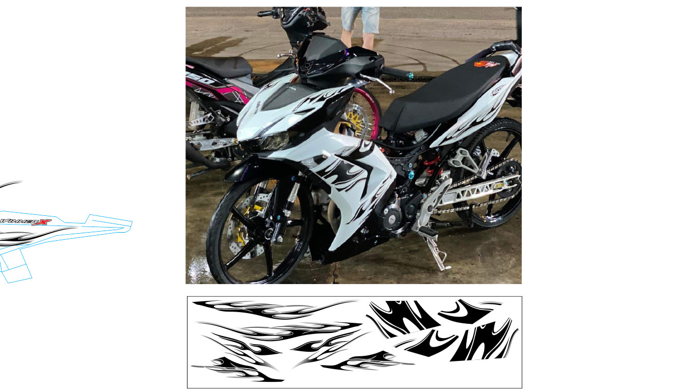 Tem winner x v3 bản tem lửa trắng đen mẫu mới siêu đẹp