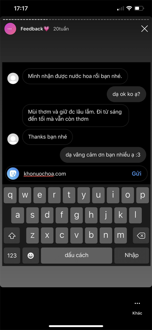 NƯỚC HOA CHIẾT JASMIN EXCLUSIF [10ML]
