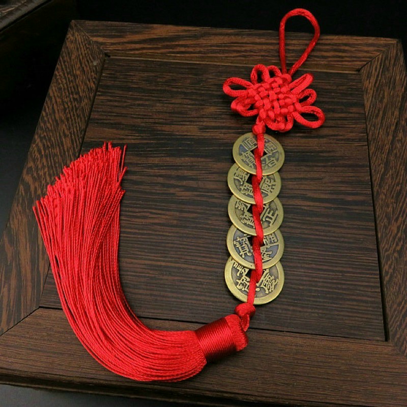 DÂY ĐỒNG XU NGŨ ĐẾ (5 ĐỒNG MAY MẮN)
