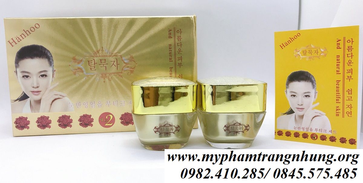 BỘ TRỊ NÁM TRẮNG DA HANHOO 2IN1 HÀN QUỐC