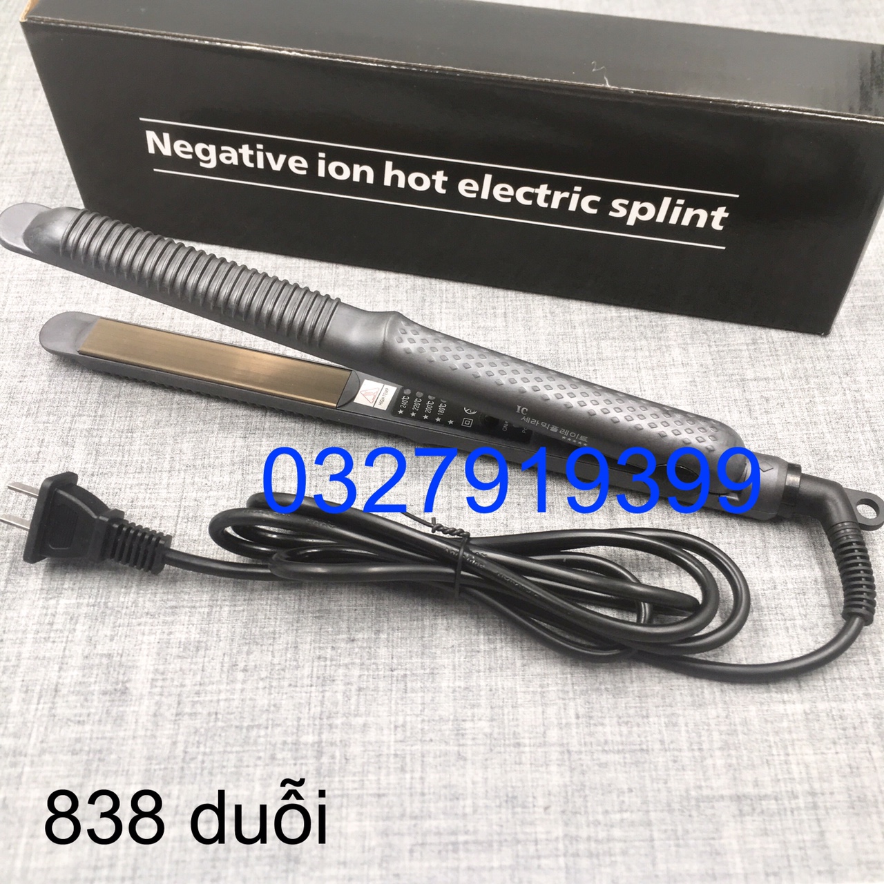 Máy duỗi tóc bản nhỏ 838