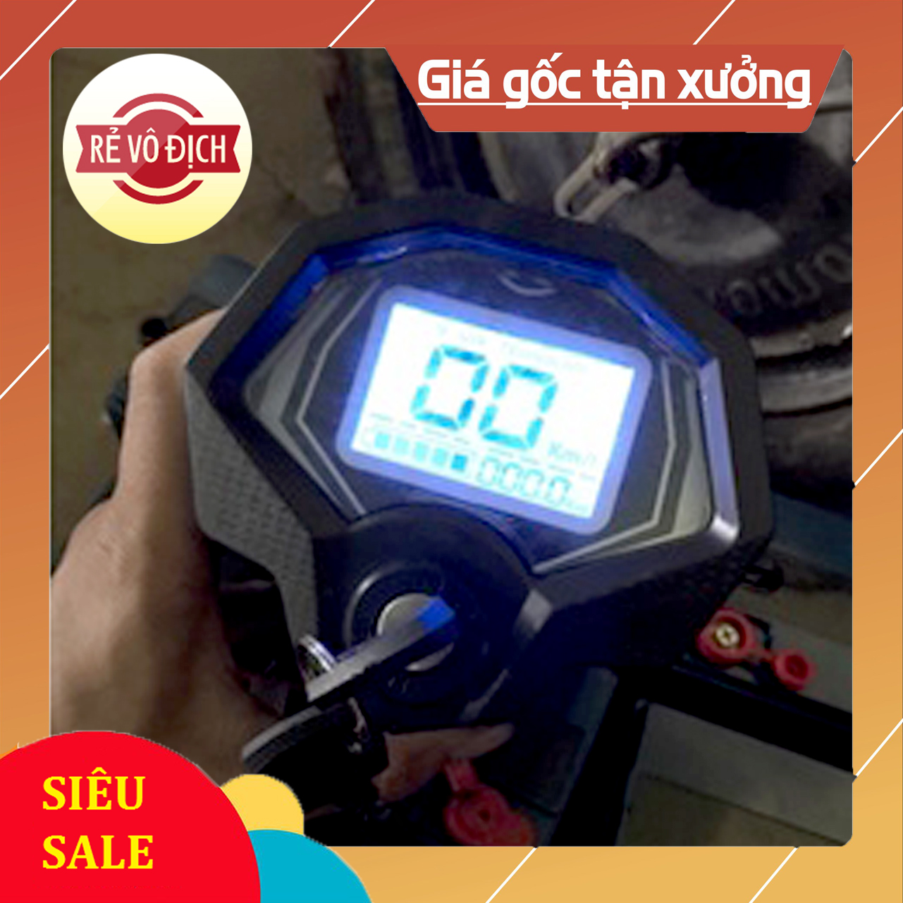 Đồng hồ điện tử báo tốc độ xe điện Xmen