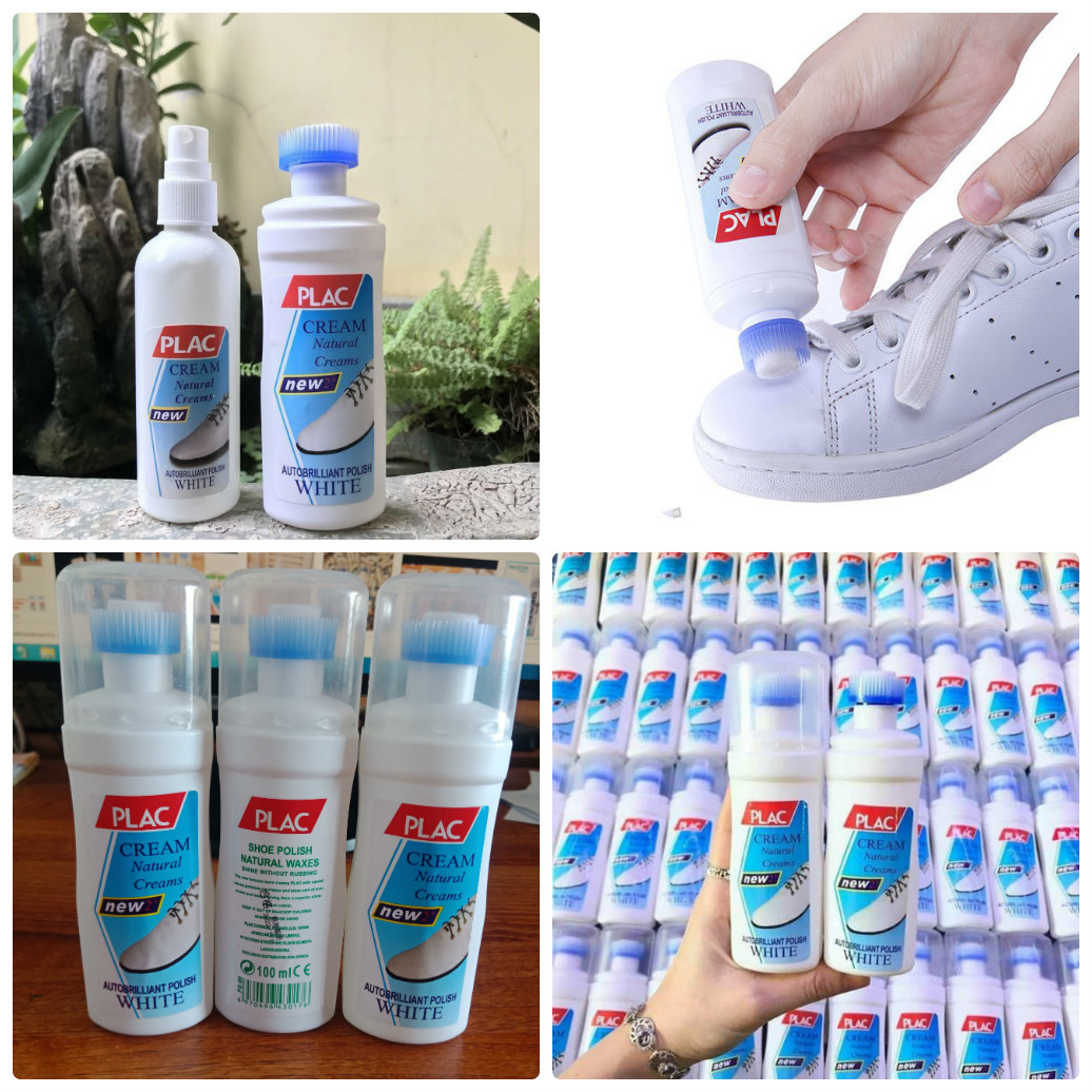 Combo 3 chai tẩy giày plac