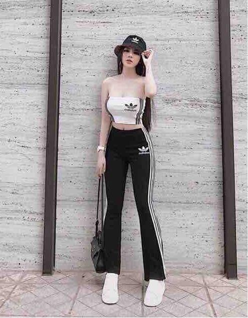 Sét áo ống + quần ống loe tôn dáng