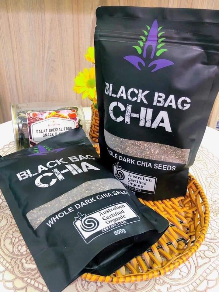 Hạt Chia Úc BLACK BAG CHIA túi 500g