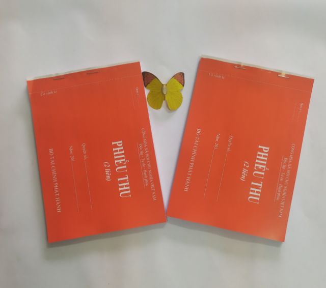 Combo 10 quyển phiếu thu 2 liên A5