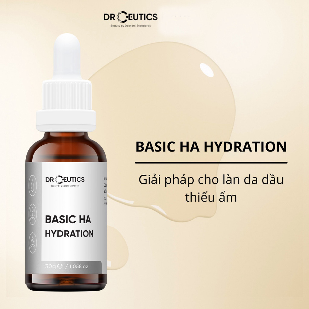 [Chính Hãng] Serum HA Basic Hydration Drceutics Cho Da Dầu Mụn
