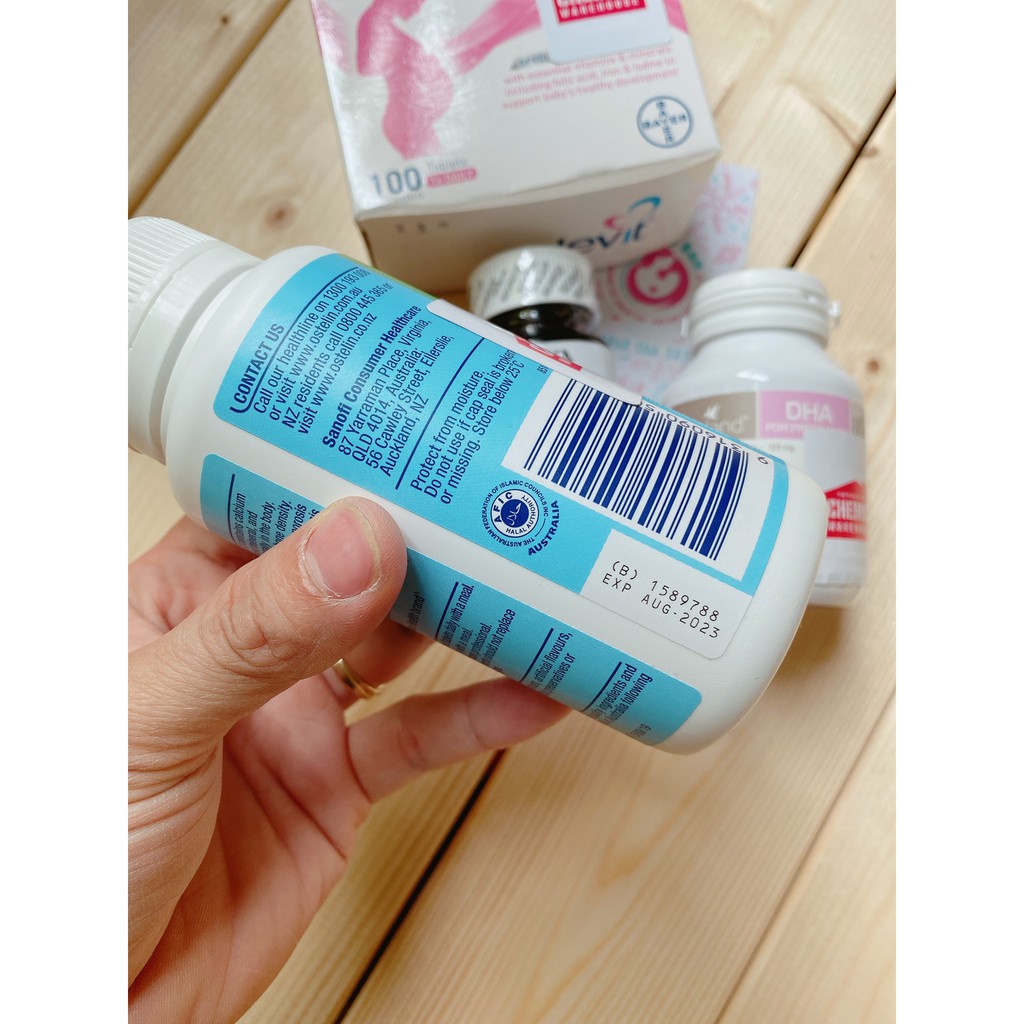 COMBO BẦU ÚC - Canxi bầu, Sắt bầu (Date mới )