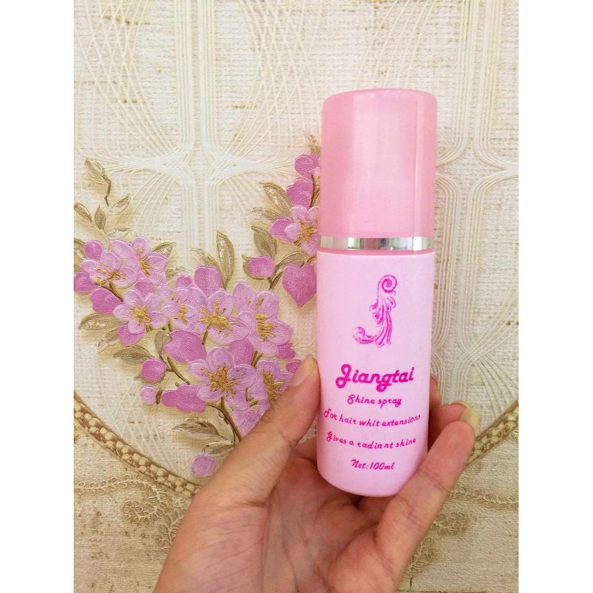 Xịt Dưỡng Tóc Giả 100Ml Chỉ 15K (Chai Màu Hồng Hoặc Dạng Lọ Chiết)