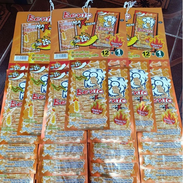 13 gói- Mực ben to