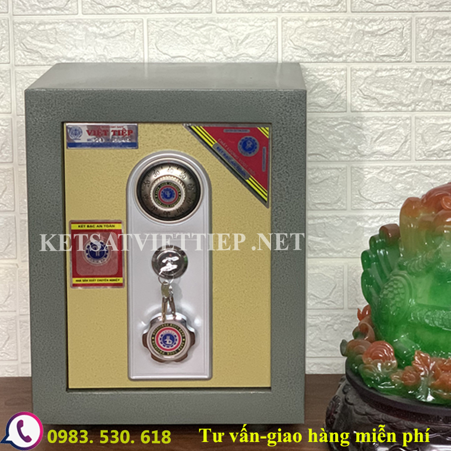 [CHINH HANG]Két sắt Việt Tiệp VT25- két mini-38kg