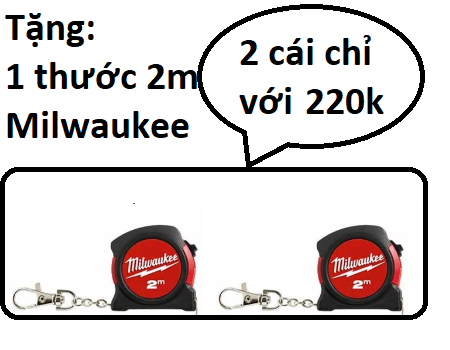 Milwaukee Thước cuộn 2m