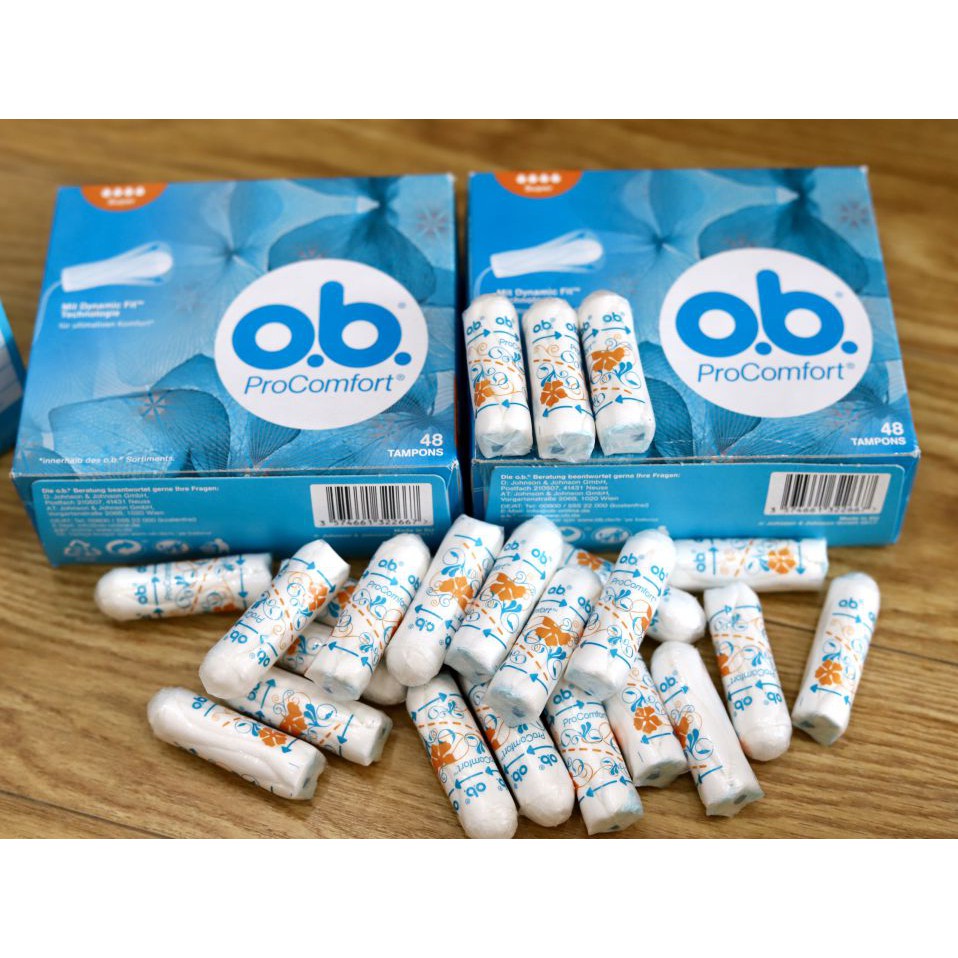 Bán lẽ Băng vệ sinh tampon 4 giọt OB Đức