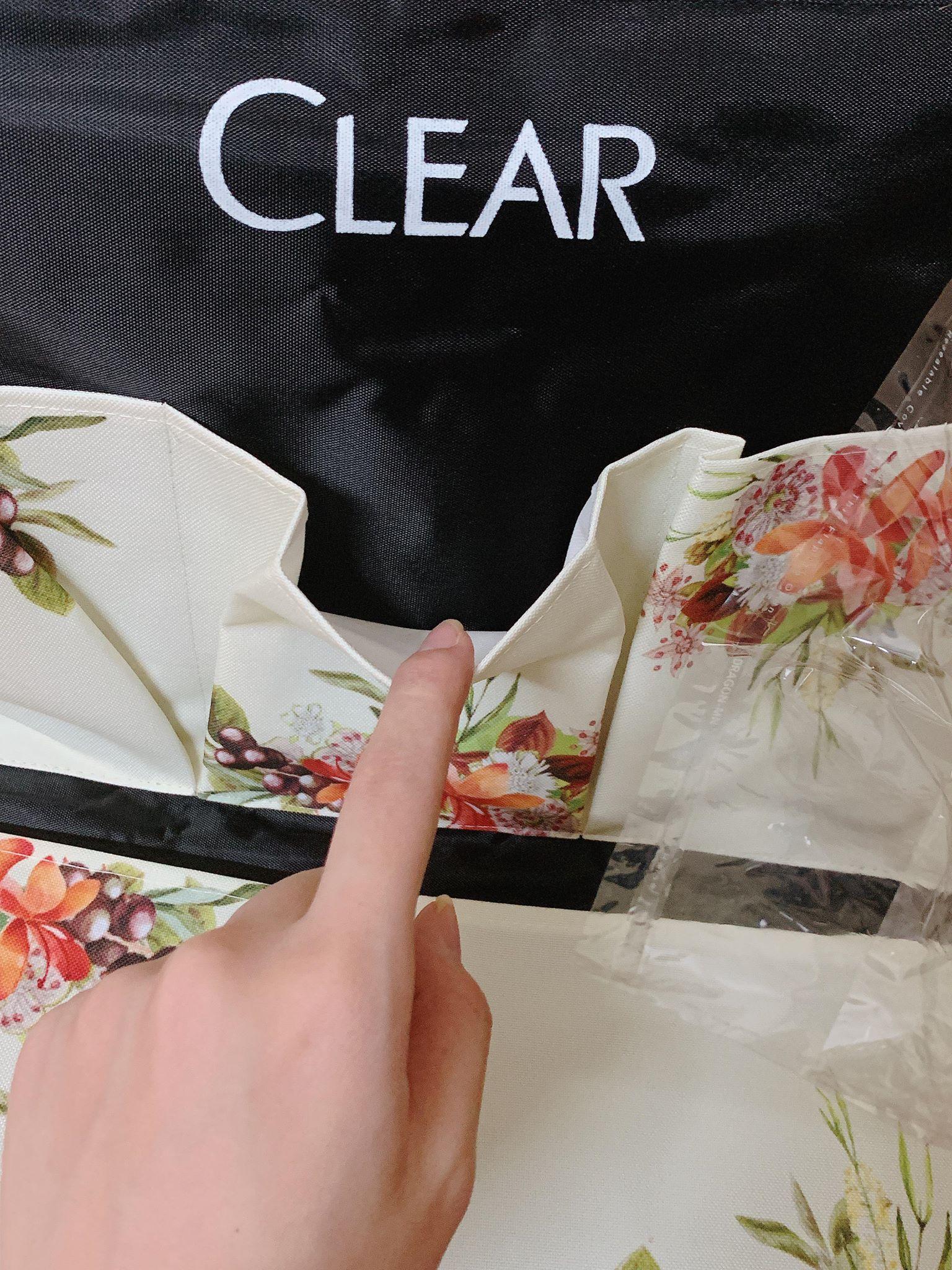 [HCM]Combo 2 Túi Treo Tường 5 Ngăn Clear