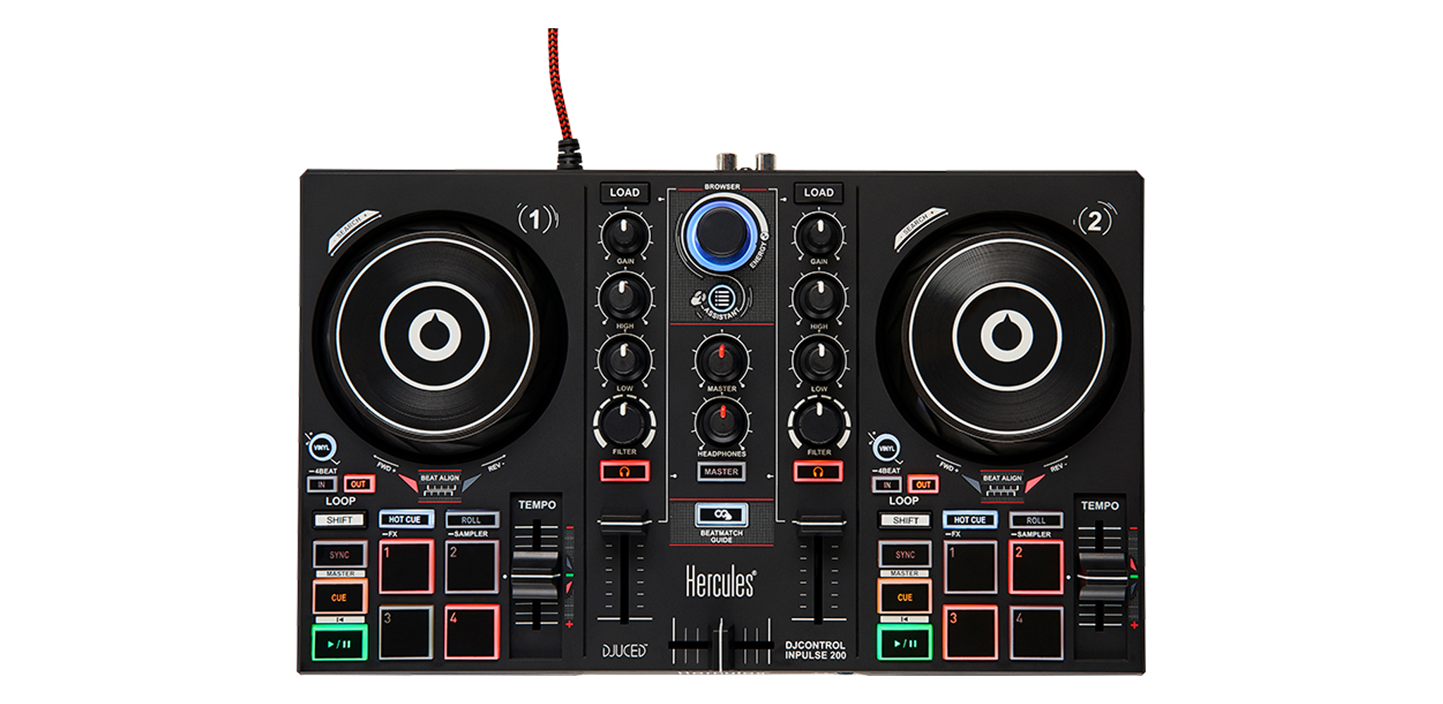 Bộ điều khiển bàn Dj Hercules - Thiết bị DJ DJControl Inpulse 200