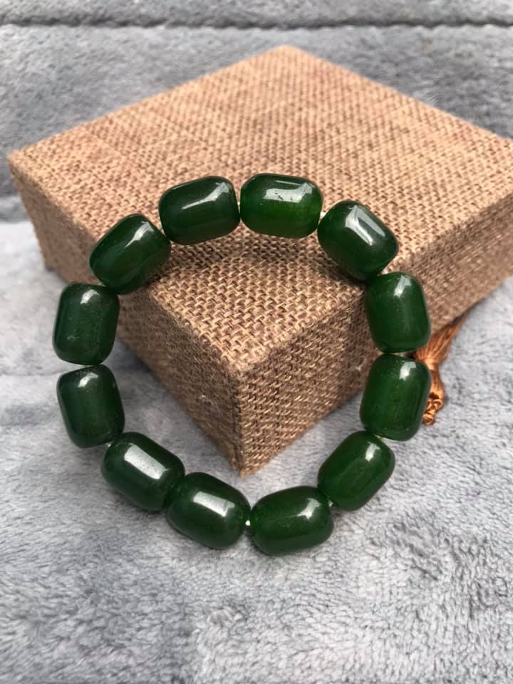 [HCM]VÒNG TAY LU THỐNG ĐÁ PHẬT NGỌC Myanmar