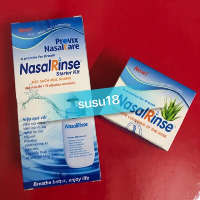 Bình rửa mũi Nasal Rinse dành cho người lớn