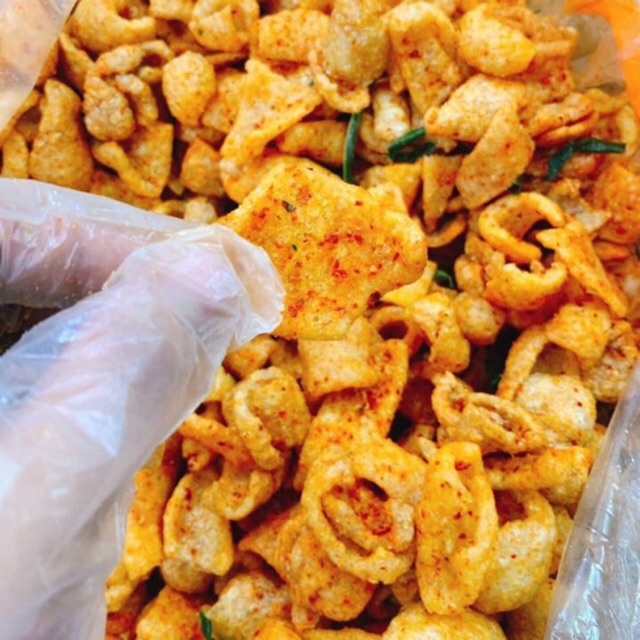 3 hủ Da Heo Sấy Tỏi Ớt (150gr/hủ)