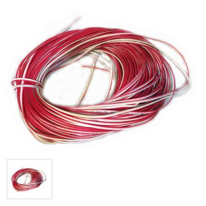 Bộ 5 Dây điện đôi 0.75mmx2 đỏ trắng